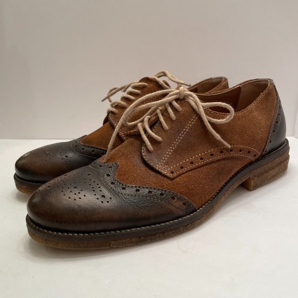 Men's J. Koda Leroy Oxford Lace Up Shoes Brown Size EU 42 - Picture 1 of 10